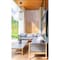 Z-Lite Aura 1 Light Outdoor Chain Mount Ceiling Fixture, 8in. W x 25in. H, Black 5013CHB-BK - alternate 8